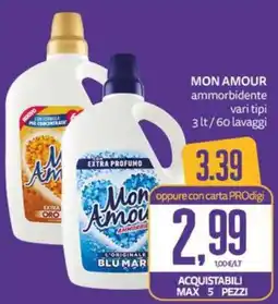 PRO7 Supermercati Mon Amour ammorbidente offerta