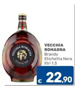 C+C Cash and Carry Vecchia Romagna Brandy Etichetta Nera offerta