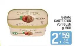 Ottimo Market Gelato CARTE D'OR Vari Gusti offerta