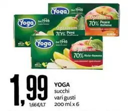 PRO7 Supermercati YOGA succhi vari gusti offerta