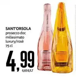 PRO7 Supermercati Sant'Orsola prosecco doc millesimato luxury/rosè offerta