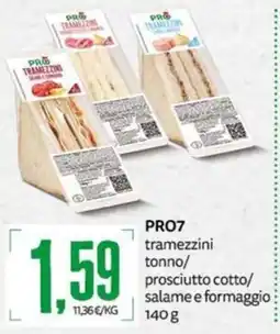 PRO7 Supermercati PRO7 tramezzini offerta