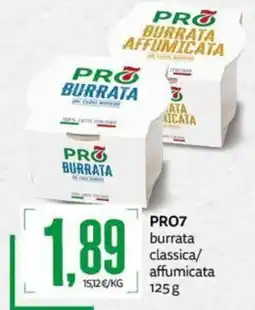 PRO7 Supermercati PRO7 burrata classica offerta