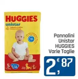 Ottimo Market Pannolini Unistar HUGGIES offerta