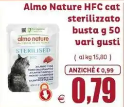 Elite Pet Almo Nature HFC cat sterilizzato offerta