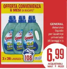 PRO7 Supermercati General detergente liquido offerta