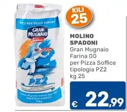 C+C Cash and Carry Molino Spadoni Gran Mugnaio Farina 00 per Pizza Soffice offerta
