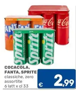 C+C Cash and Carry Cocacola, Fanta, Sprite classiche, zero offerta