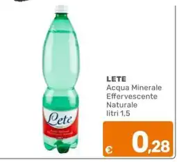 C+C Cash and Carry Lete Acqua Minerale Effervescente Naturale offerta