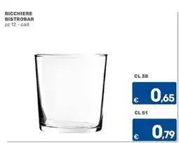 C+C Cash and Carry Bicchiere Bistrobar offerta