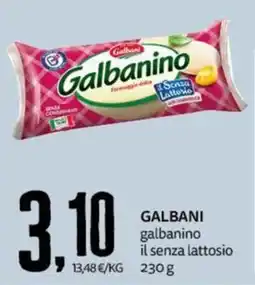 PRO7 Supermercati Galbanino il senza lattosio offerta