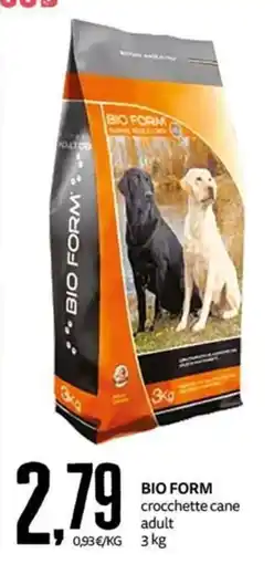 PRO7 Supermercati BIO FORM crocchette cane adult offerta