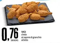 PRO7 Supermercati Vici chele al sapore di granchio all'etto offerta