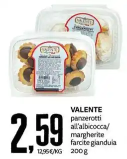 PRO7 Supermercati Valente panzerotti all'albicocca/margherite farcite gianduia offerta