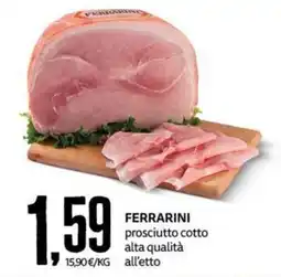 PRO7 Supermercati Ferrarini prosciutto cotto offerta