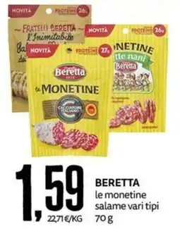 PRO7 Supermercati Beretta le monetine salame vari tipi offerta