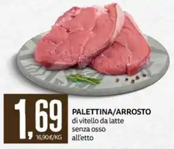 PRO7 Supermercati Palettina/arrosto di vitello da latte senza osso offerta