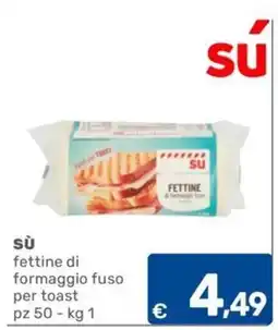 C+C Cash and Carry Sù fettine di formaggio fuso per toast offerta