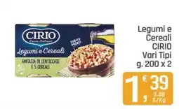 Ottimo Market Legumi e Cereali Cirio offerta