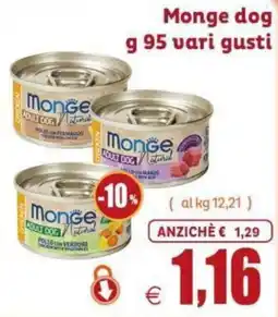Elite Pet Monge dog offerta