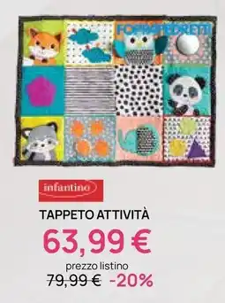 Prenatal Tappeto attività infantino offerta