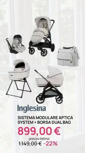 Inglesina Sistema Modulare Aptica System + Borsa Dual Bag
