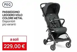 Prenatal Passeggino leggero volo colore metal offerta