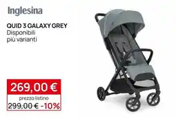 Prenatal Inglesina Quid 3 Galaxy Grey offerta