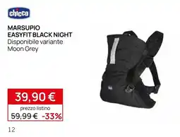 Prenatal Chicco marsupio easyfit black night offerta