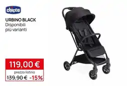 Prenatal Chicco Urbino Black offerta