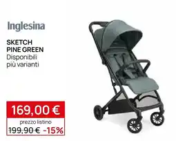 Prenatal Inglesina Sketch Pine Green offerta