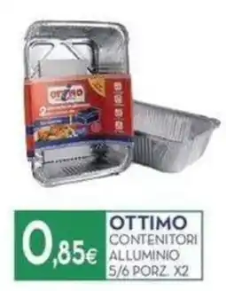 Proshop Ottimo contenitori alluminio offerta