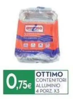 Proshop Ottimo contenitori alluminio offerta