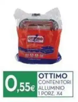 Proshop Ottimo contenitori alluminio offerta
