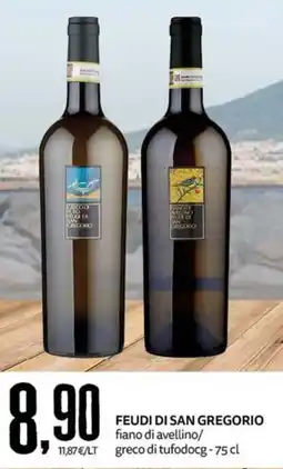 PRO7 Supermercati Feudi di San Gregorio fiano di avellino/ greco di tufoodcg offerta