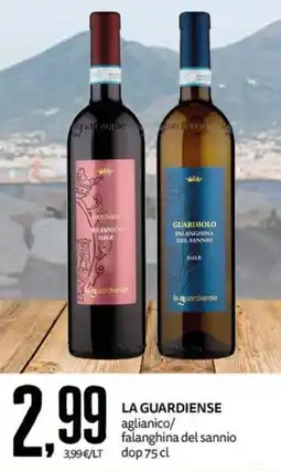 PRO7 Supermercati La guardiense aglianico/falanghina del sannio offerta