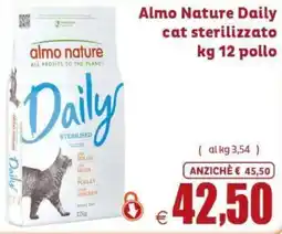 Elite Pet Almo Nature Daily cat sterilizzato pollo offerta