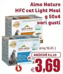 Elite Pet Almo Nature HFC cat Light Meal offerta