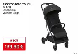 Prenatal Passeggino G-Touch Black offerta