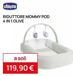 Prenatal Chicco riduttore mommy pod 4 in 1 olive offerta