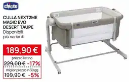 Prenatal Culla Next2Me Magic Evo Desert Taupe offerta