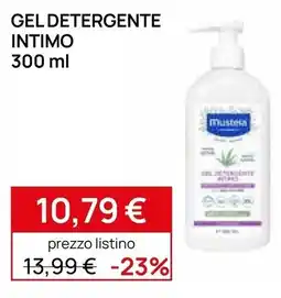 Prenatal Gel detergente intimo Musha offerta