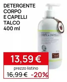 Prenatal Detergente corpo e capelli talco offerta