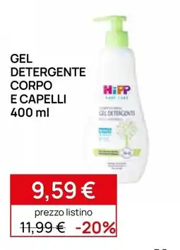Prenatal Gel detergente corpo e capelli Hipp offerta