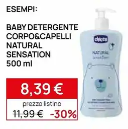 Prenatal Baby detergente corpo&capelli natural sensation offerta