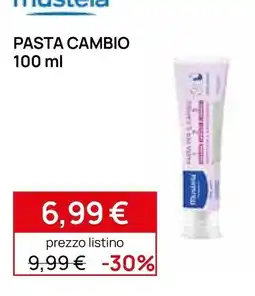 Prenatal Pasta cambio Mustela offerta