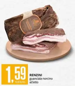 PRO7 Supermercati Renzini guanciale norcino offerta