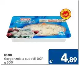 C+C Cash and Carry IGOR Gorgonzola a cubetti DOP offerta