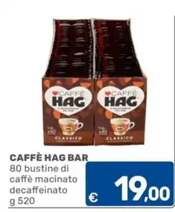 C+C Cash and Carry Caffè Hag bar offerta