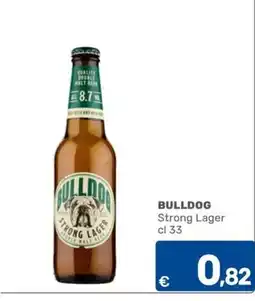 C+C Cash and Carry Bulldog Strong Lager offerta